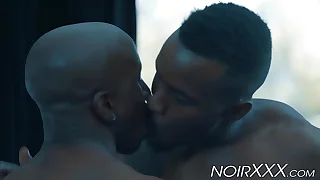 Hunky black guys Pheonix Fellington and Max Konnor ass roger